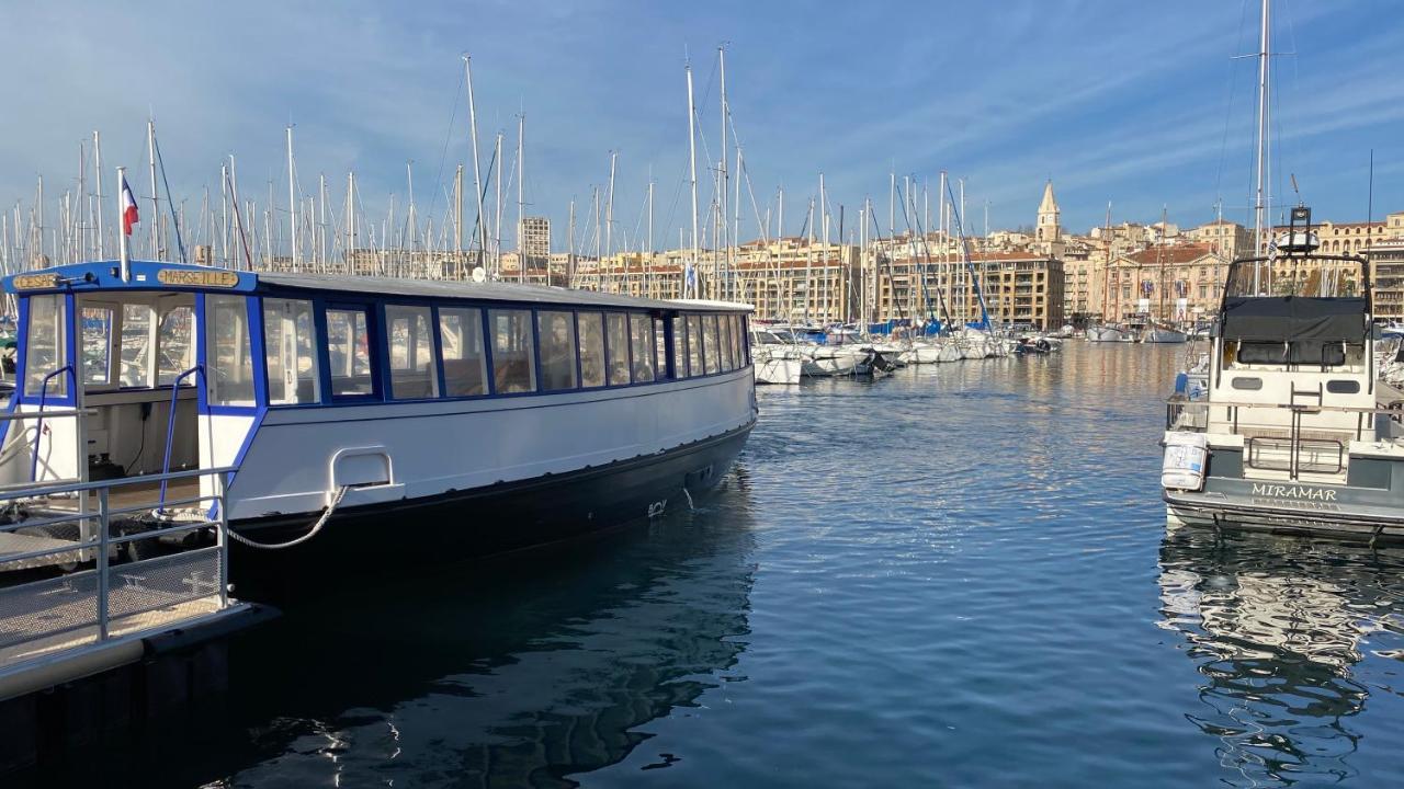 Escale Marseillaise, Grand T2 Calme, Pres Du Vieux Port Pour 2 A 4 Personnes, Nettoyage Rigoureux Apartment Marseille Exterior photo