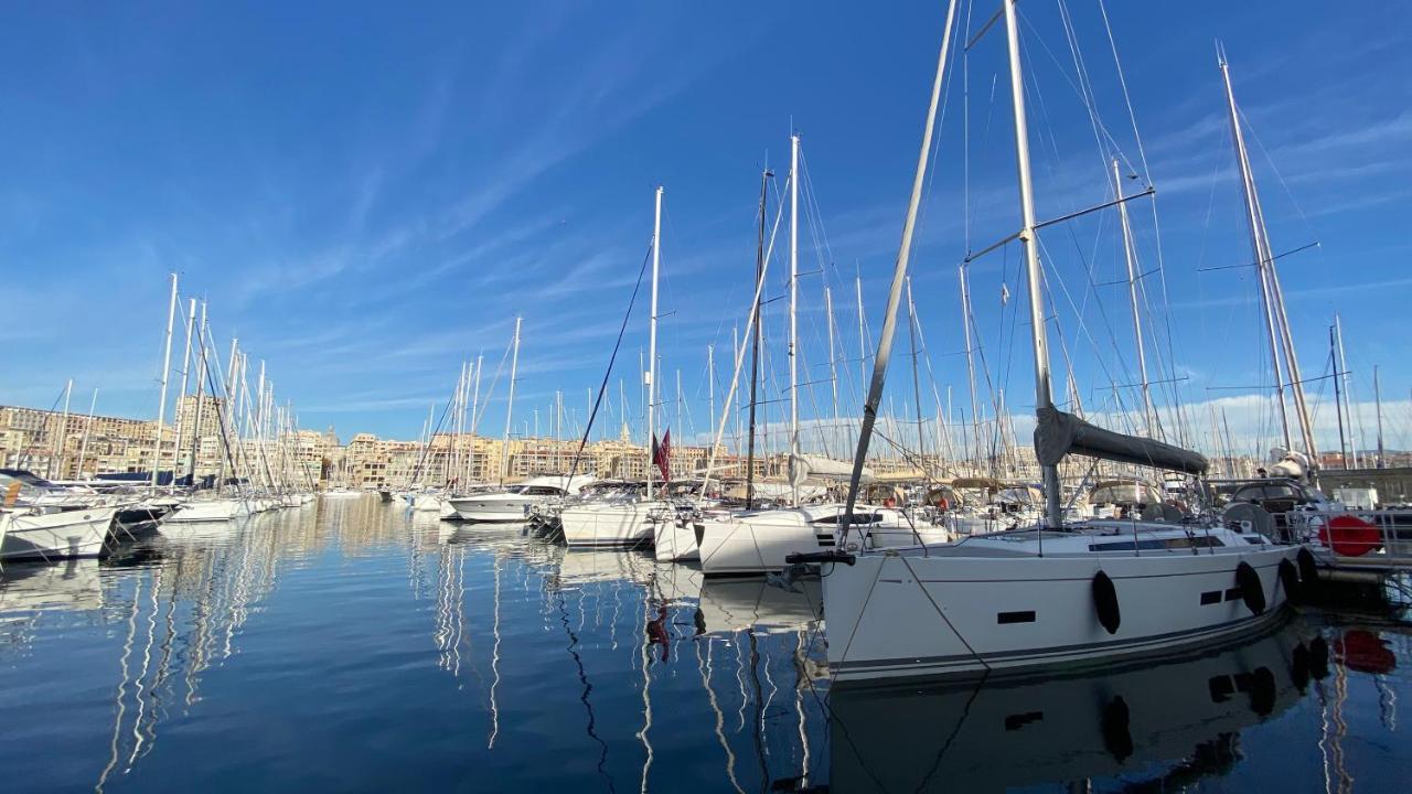 Escale Marseillaise, Grand T2 Calme, Pres Du Vieux Port Pour 2 A 4 Personnes, Nettoyage Rigoureux Apartment Marseille Exterior photo